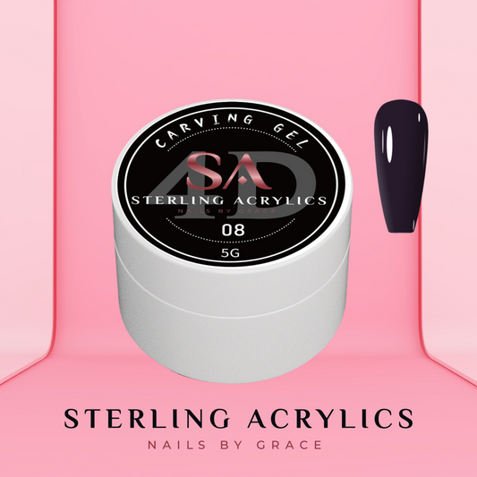 4D Carving Gel no.8 Black 💕