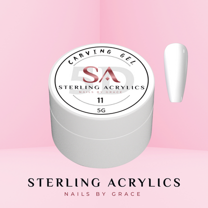 5D Carving Gel no.11 white 💕