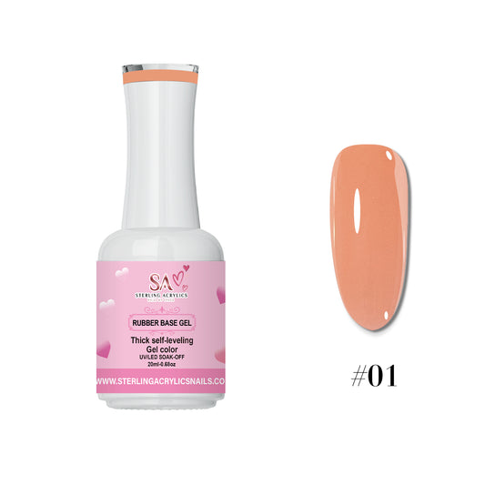 Rubber Base Gel Color No. 1 Arecibo 💕