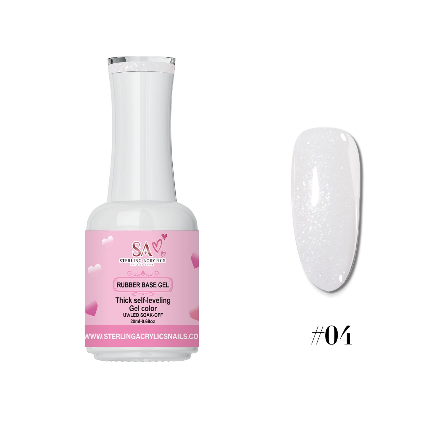 Rubber Base Gel Color No. 4 Cabo Rojo 💕