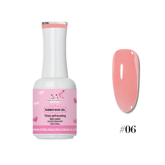 Rubber Base Gel Color No. 6 Aguadilla 💕