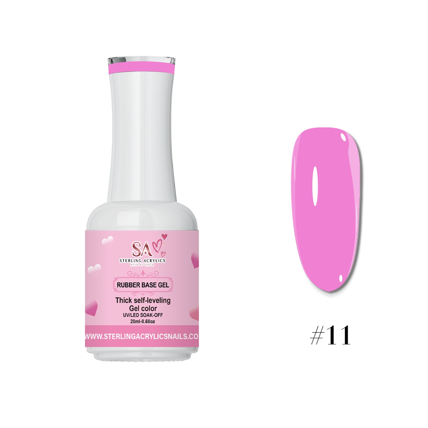 Rubber Base Gel Color No. 11 Ciales 💕