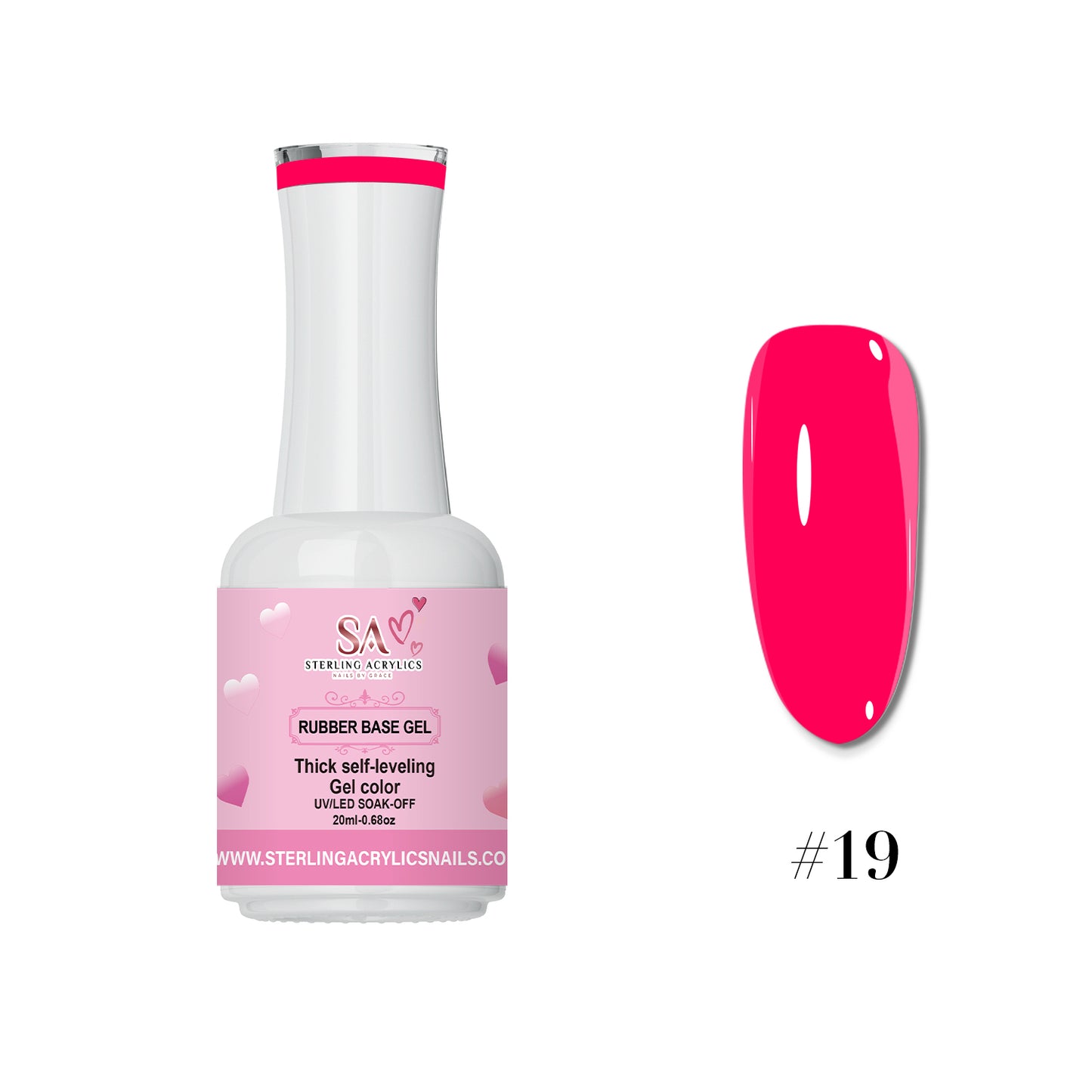 Rubber Base Gel Color No. 19 Moca 💕