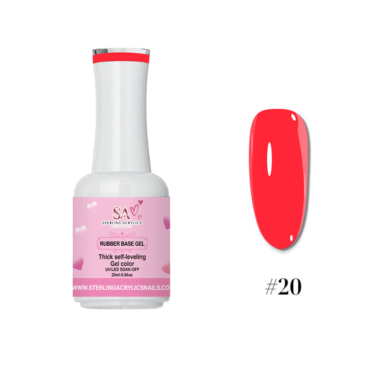 Rubber Base Gel Color No. 20 Lares 💕
