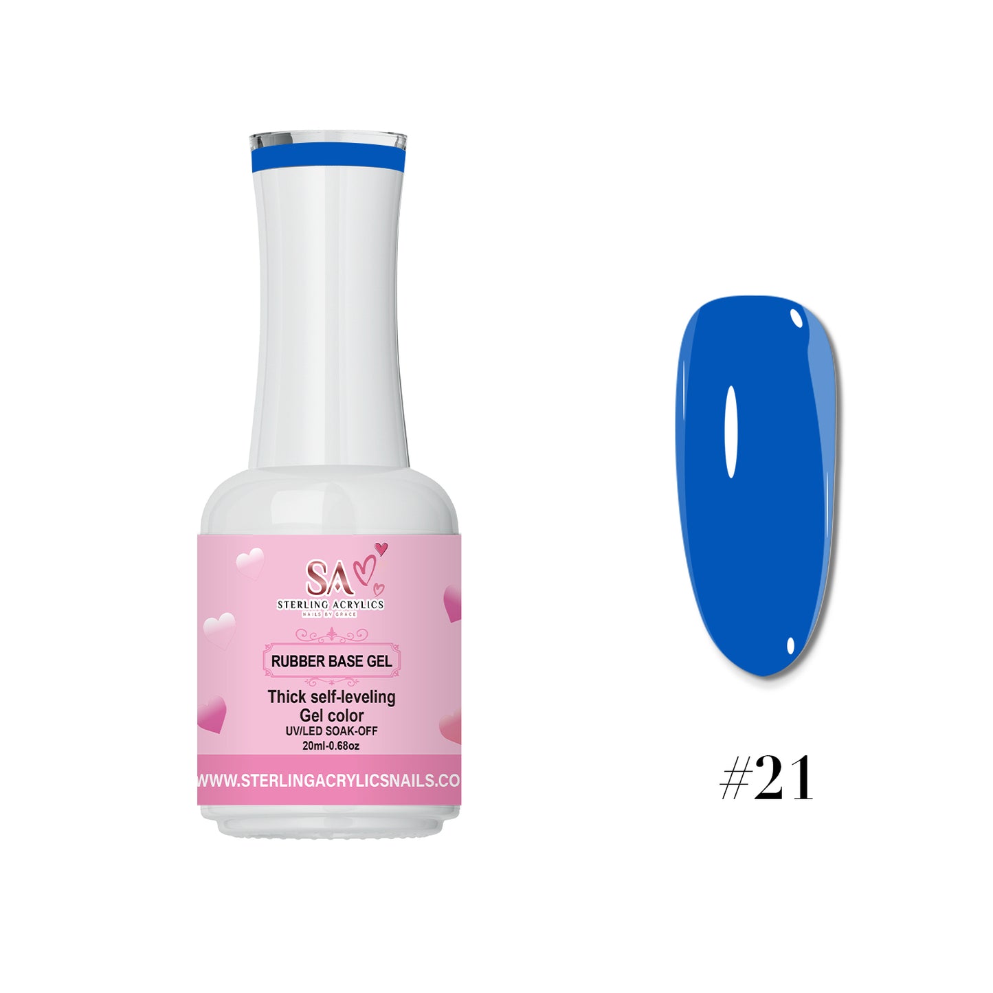 Rubber Base Gel Color No. 21 Hormigueros 💕