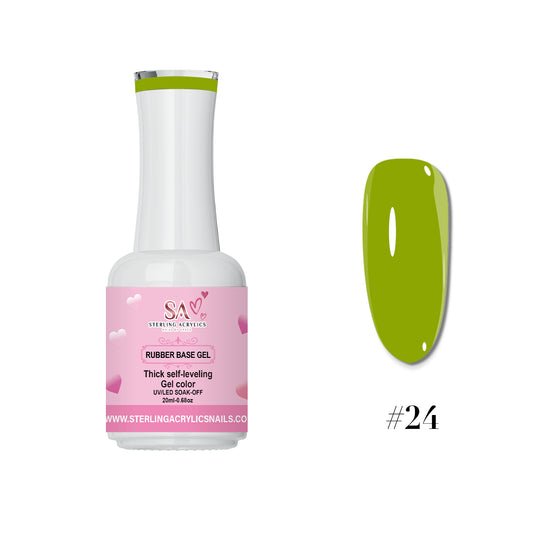 Rubber Base Gel Color No. 24 Orocovis 💕