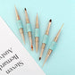 5 PCS Double-Sided Liner Brush and 3D Art Set Teal 💕